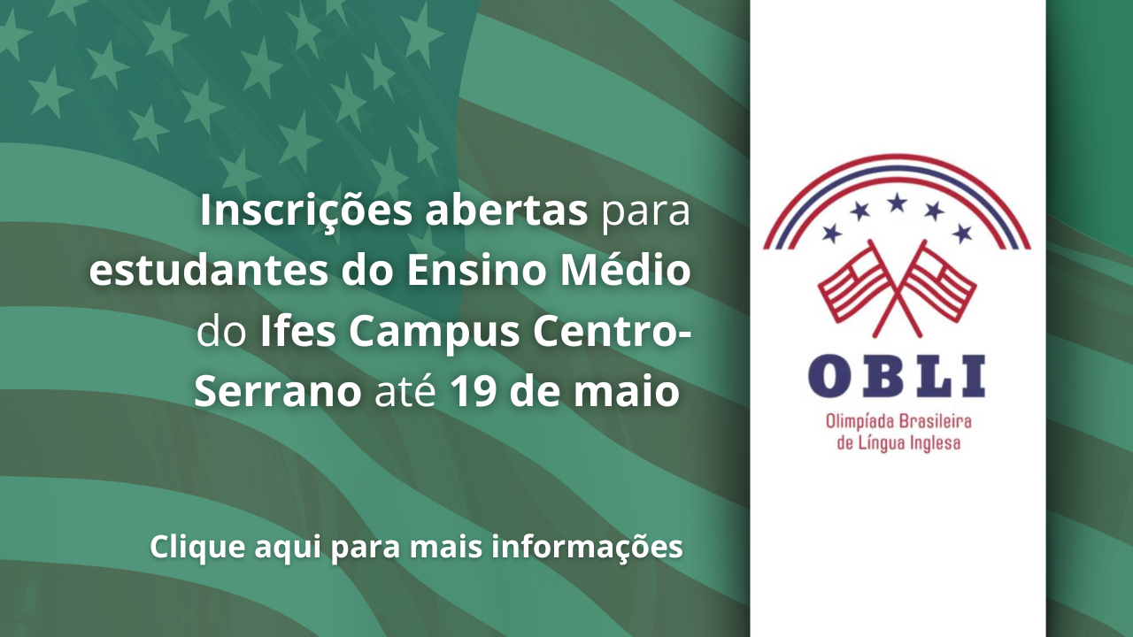 Olimpíada Brasileira de Língua Inglesa (OBLI)